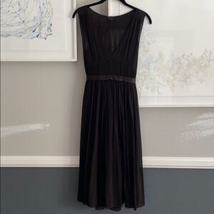 Theory Grecian sheer midi dress